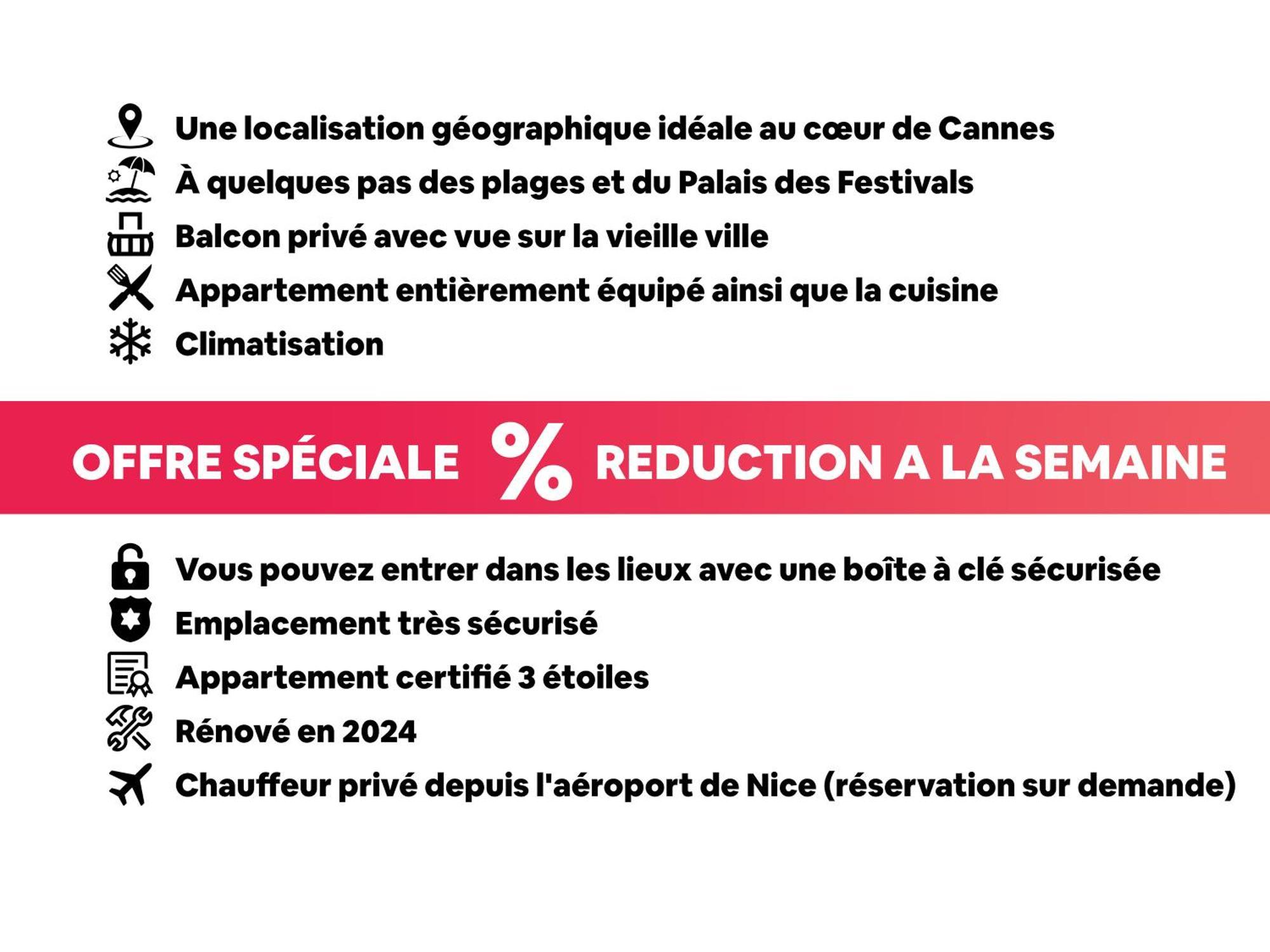 Grand Studio Cannes Centre Exterior foto
